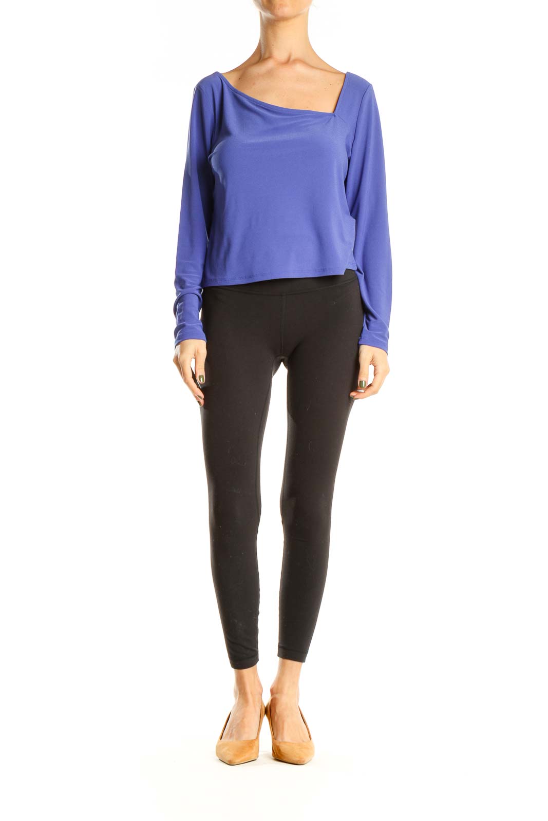 Blue Chic Asymmetrical Top