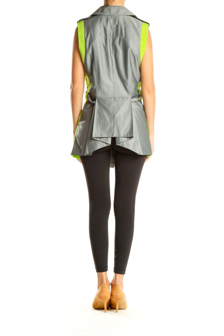 Gray Green Vest