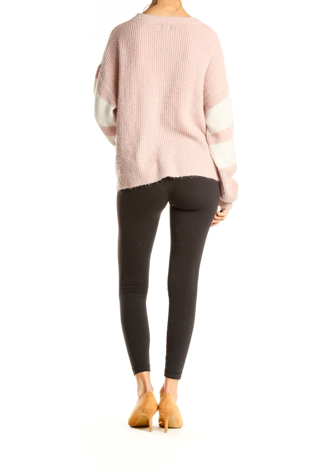 Pink White Brunch Sweater