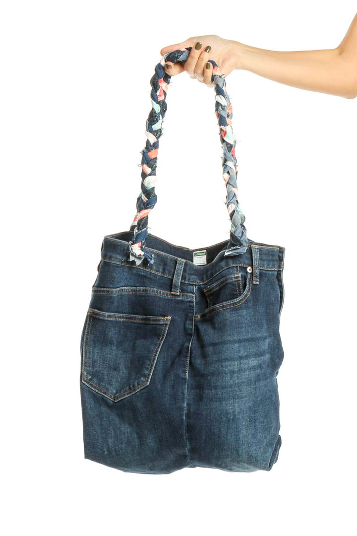 Reworked: Blue Denim Tote Bag  from Donated Denim