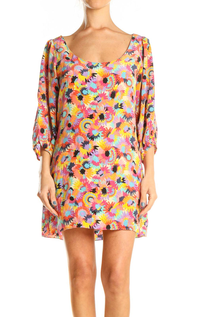 Multicolor Retro Sheath Dress