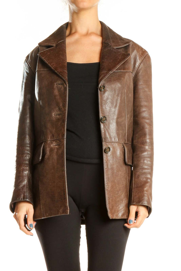 Brown Leather Jacket