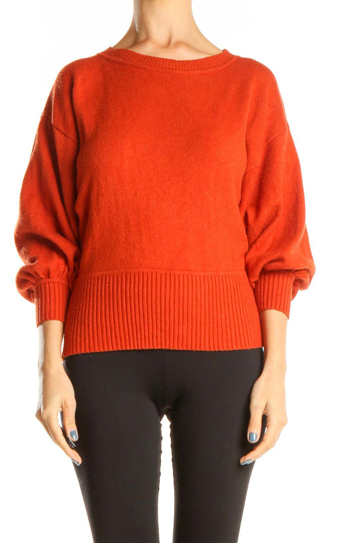 Orange Sweater