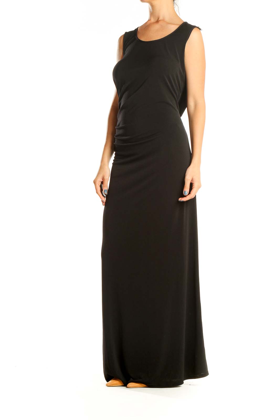 Black Cocktail Column Dress