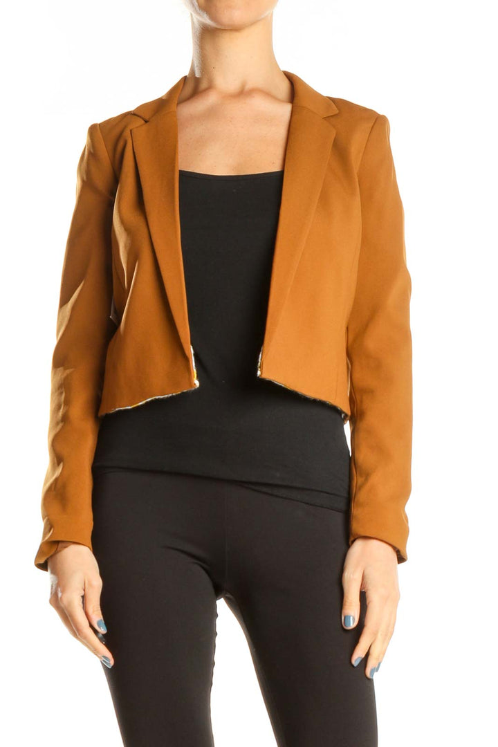 Reworked: Back to work cropped jacket