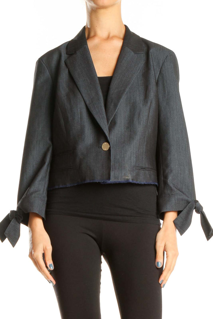 Reworked: Back to work cropped jacket