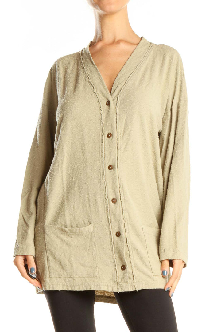 Beige Cardigan