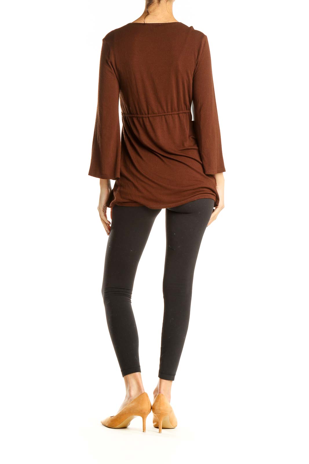 Brown Casual Top