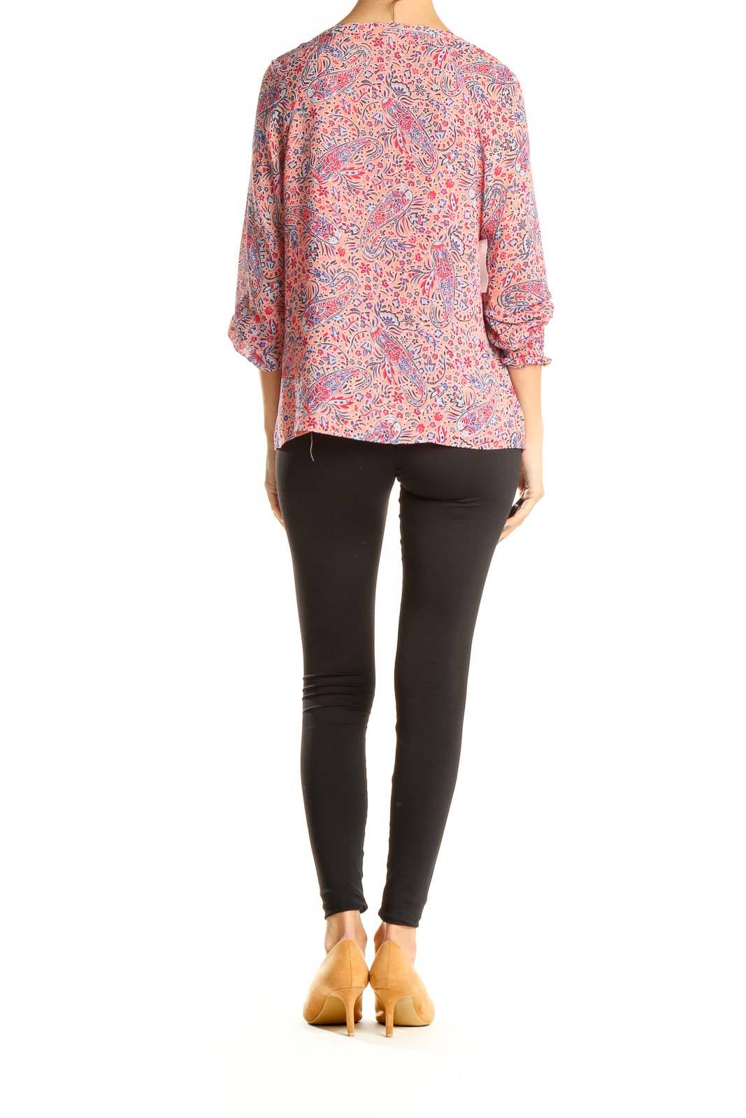 Pink Paisley Brunch Top