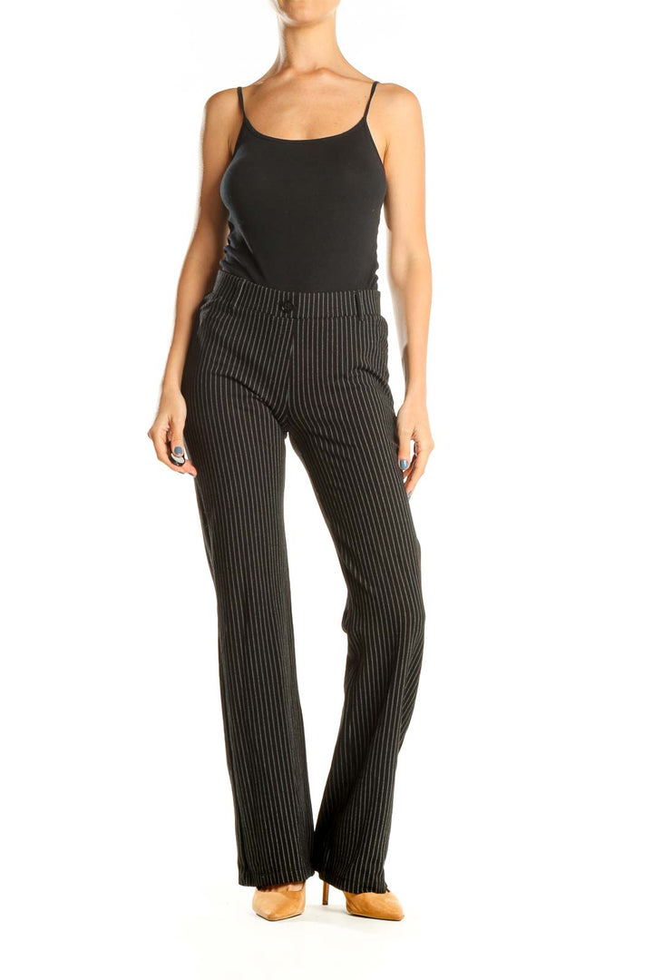 Black Pinstripe Trouser