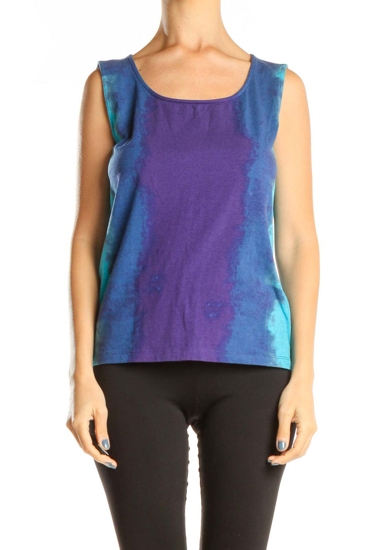 Purple Blue Chic Top