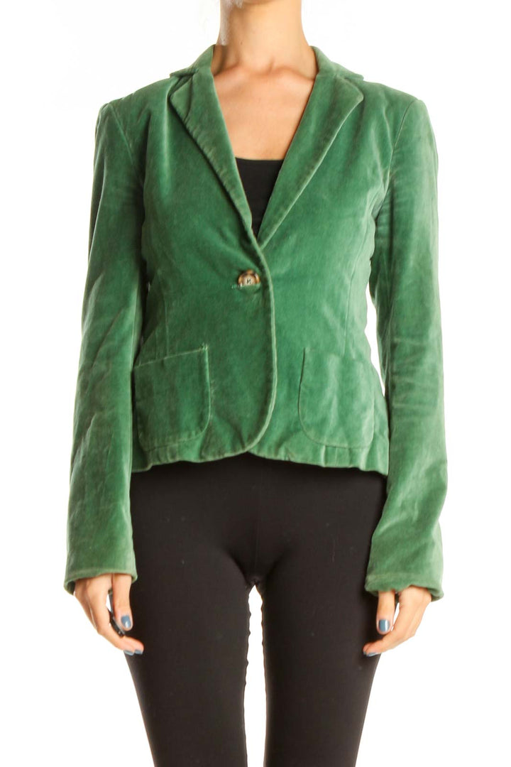 Green Velour Jacket