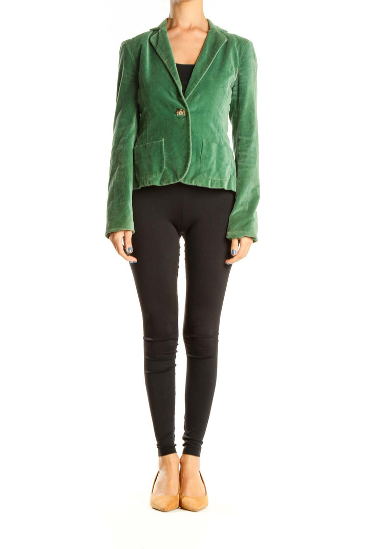 Green Velour Jacket