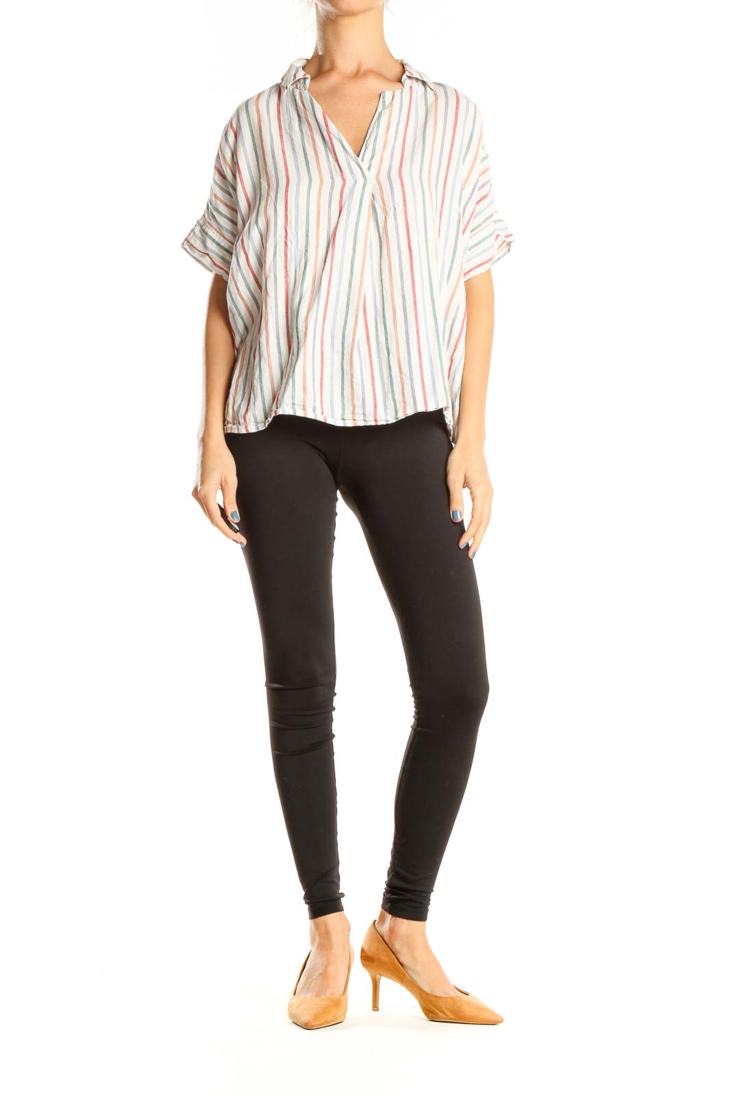 Multicolor Striped Chic Top