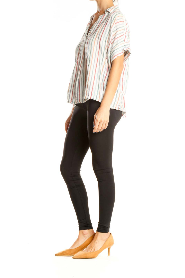 Multicolor Striped Chic Top