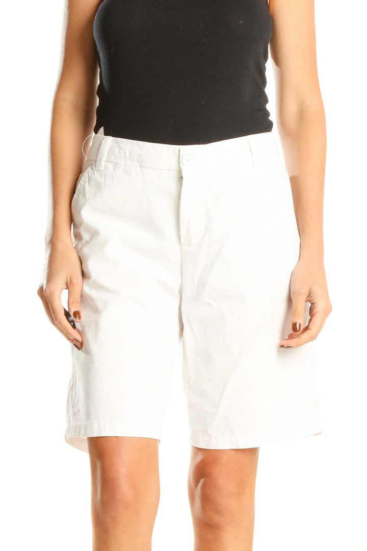 White Bermuda Shorts