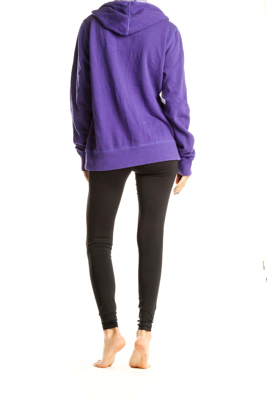 Purple Printed Sweatshirt