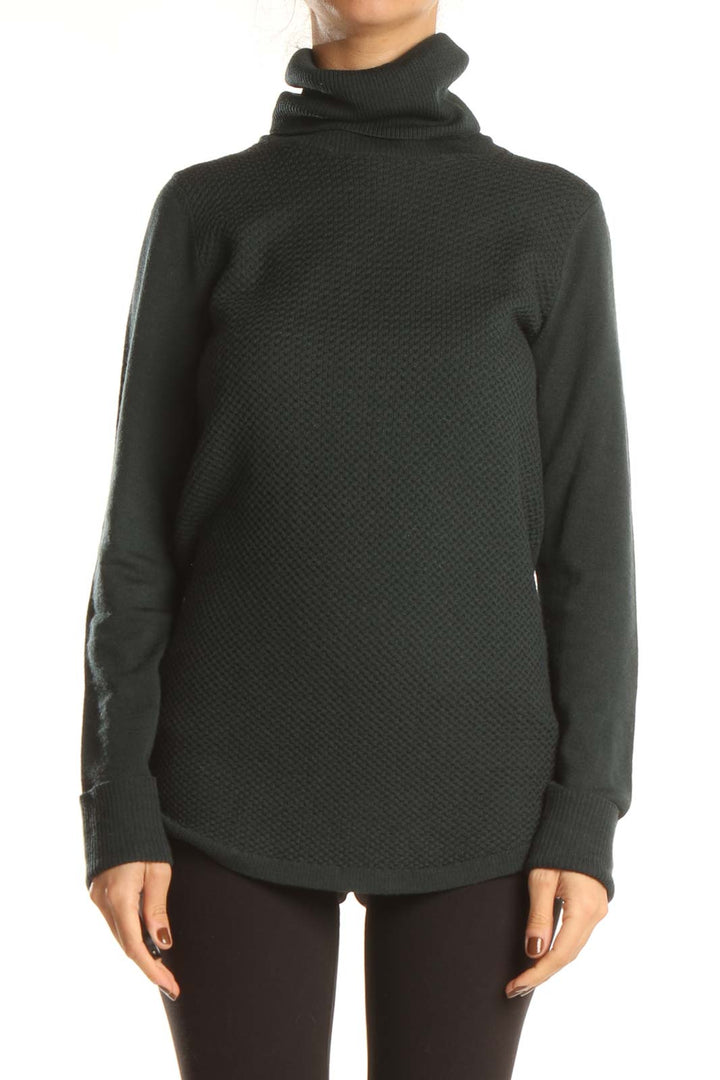 Black Turtleneck All Day Wear Sweater