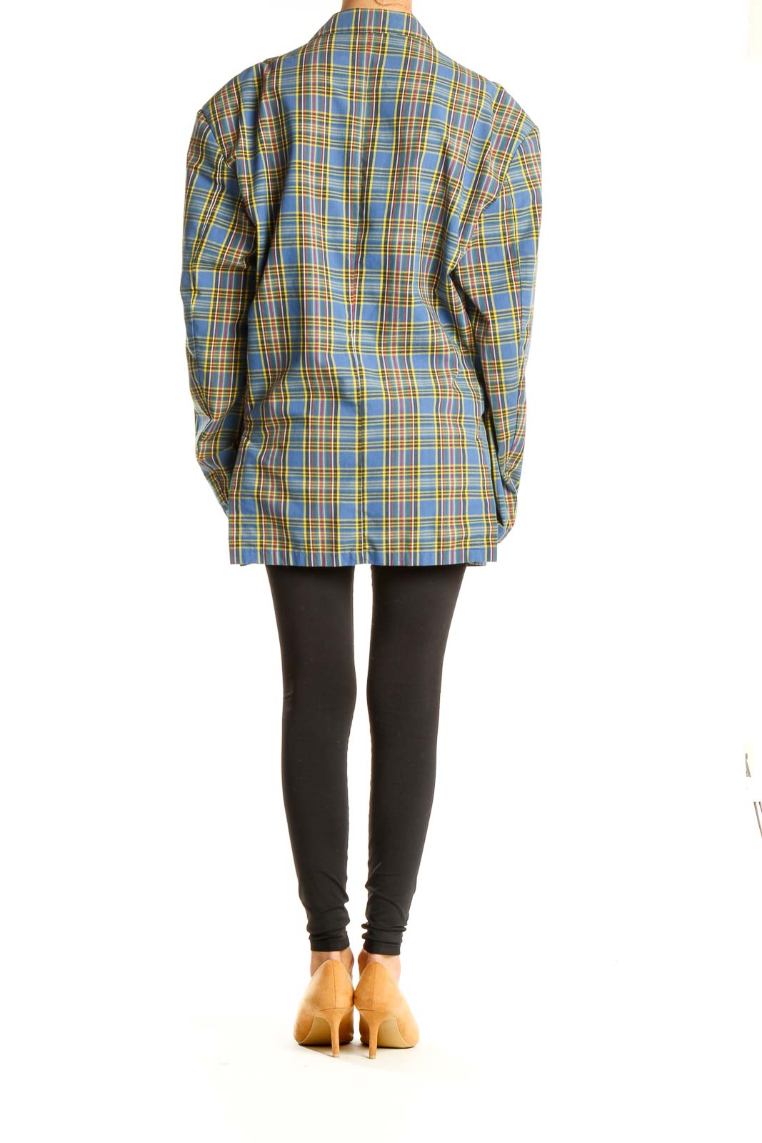 Multicolor Plaid Blazer