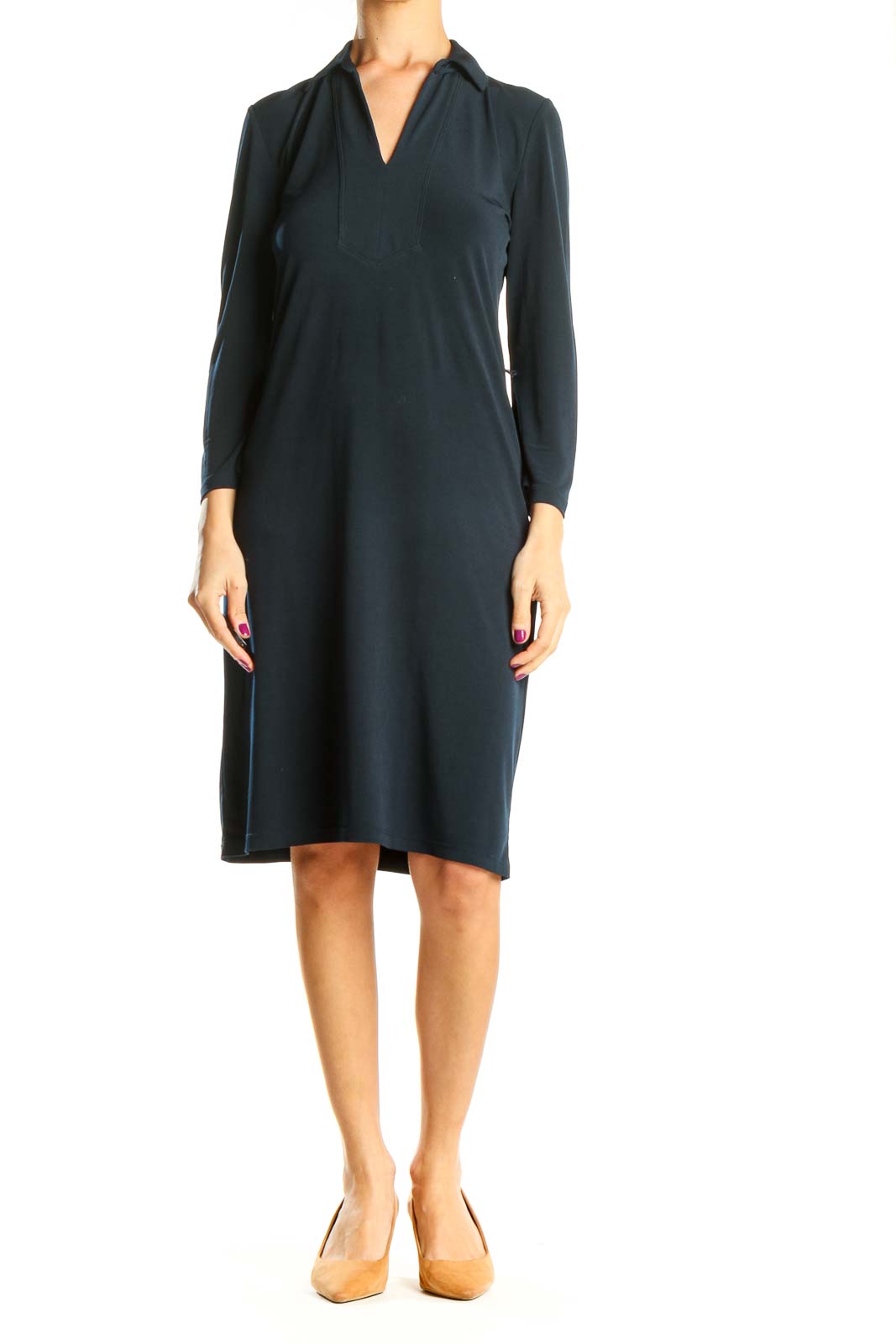 Navy Blue Work Dress