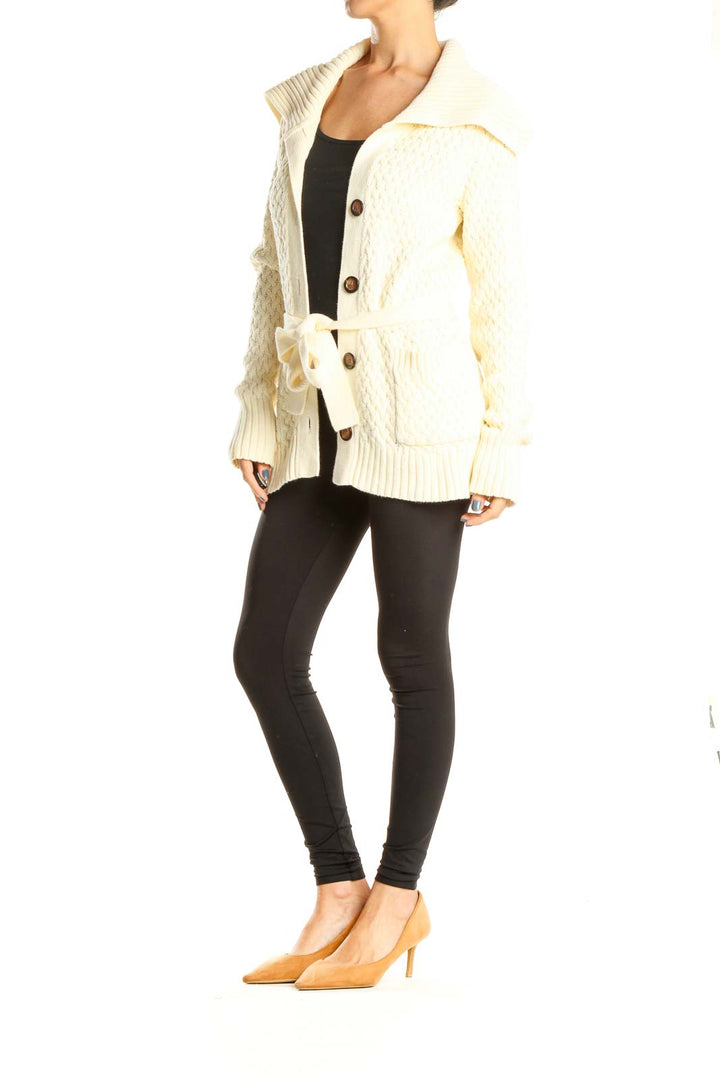 White Tie Cardigan