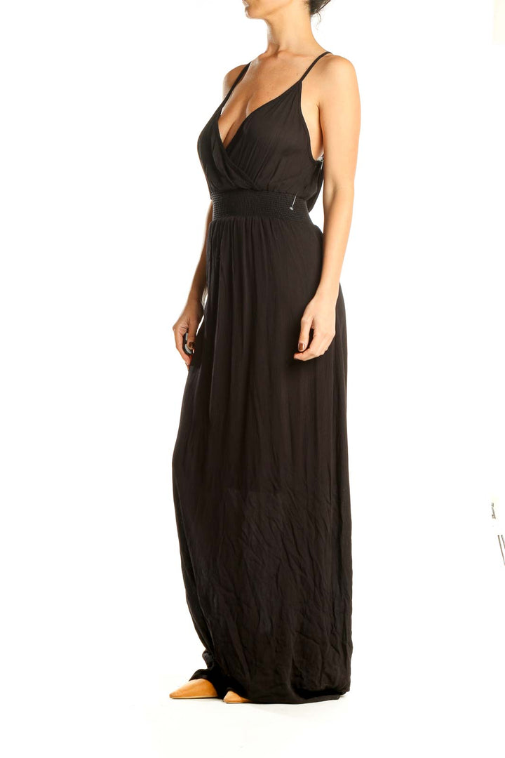 Black Cocktail Column Dress