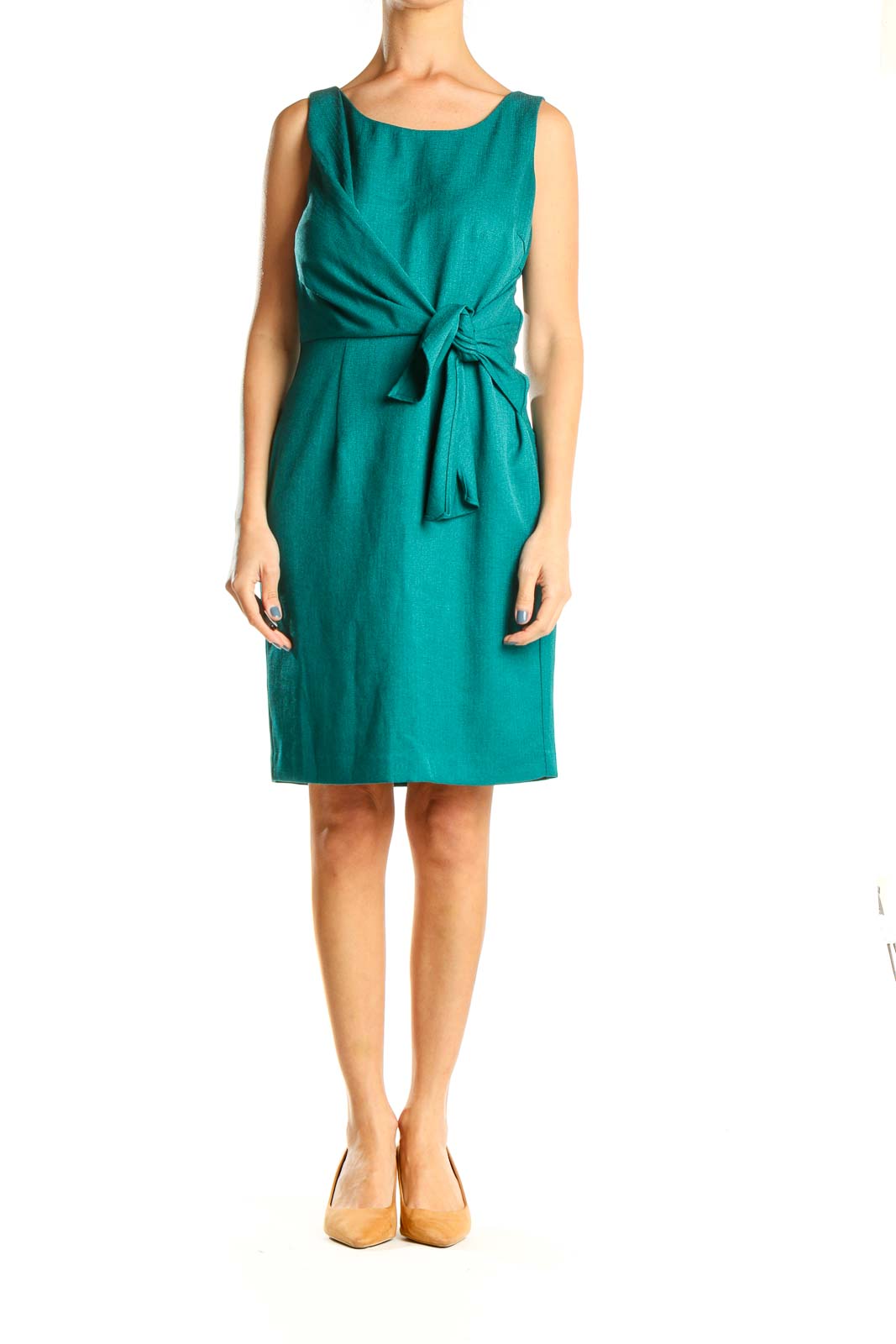 Turquoise Retro Shift Dress