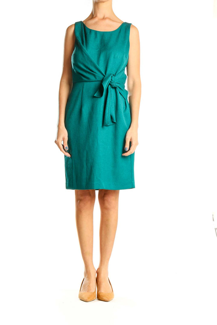 Turquoise Retro Shift Dress