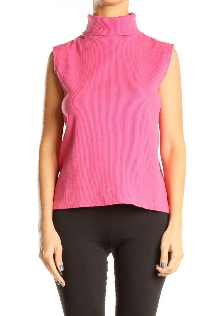 Pink Sweater Vest Top