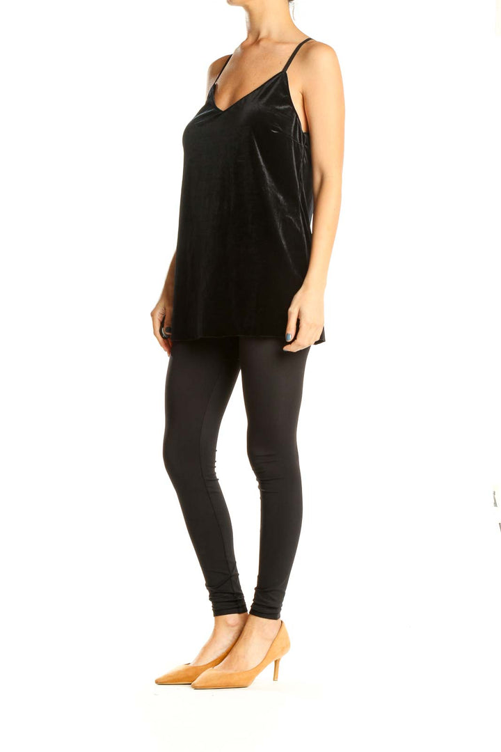 Black Velvet Chic Tank Top