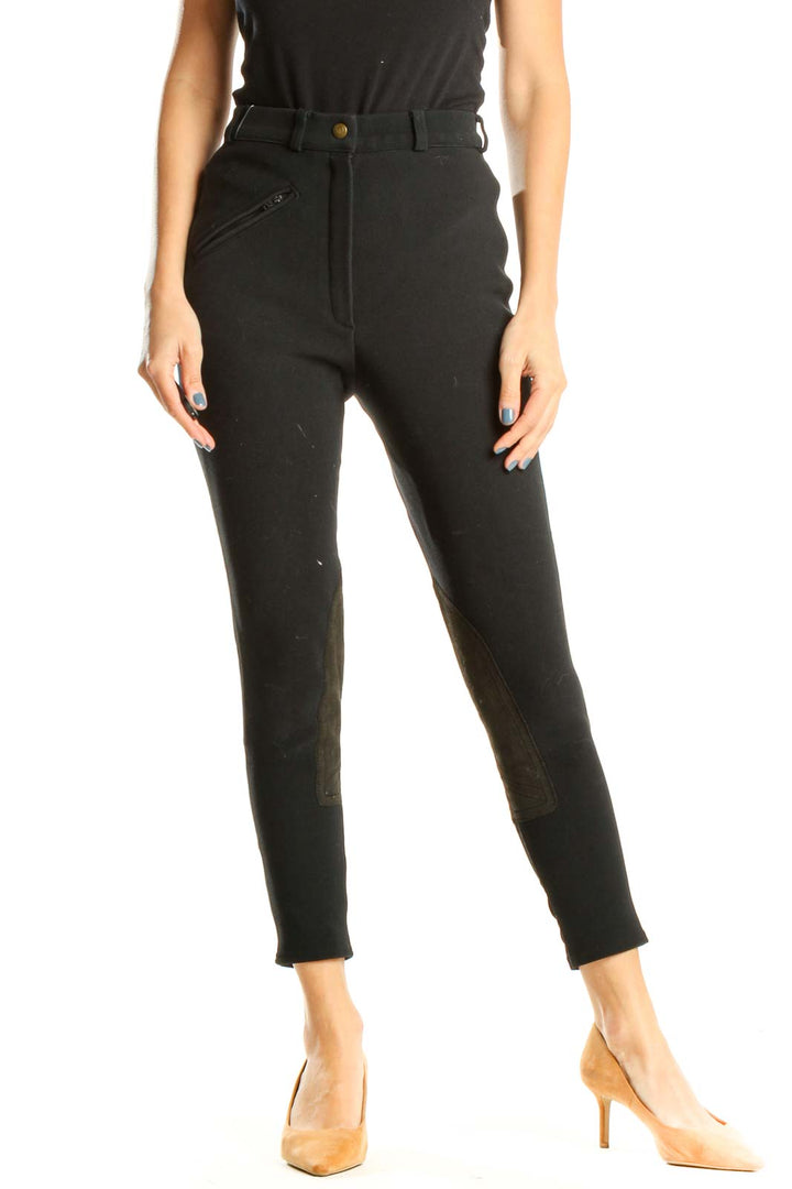 Black High-Waisted Skinny Jeans