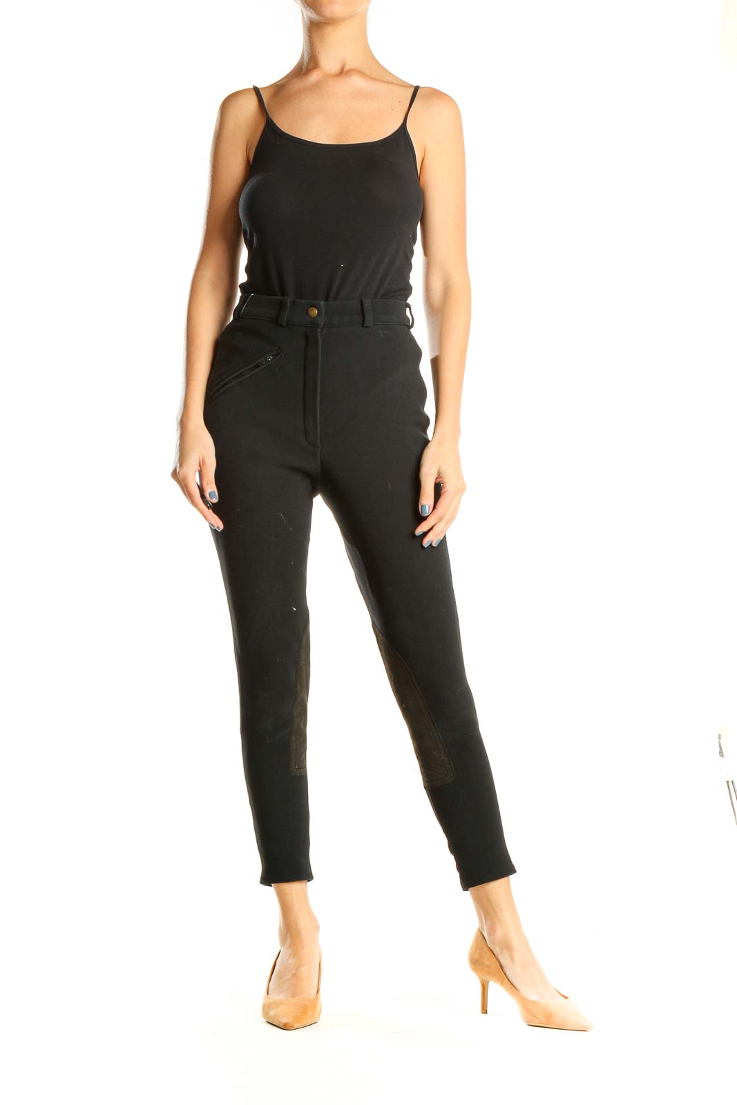 Black High-Waisted Skinny Jeans