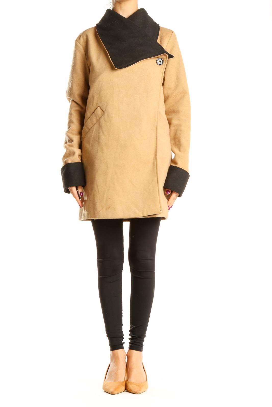 Tan Black Coat