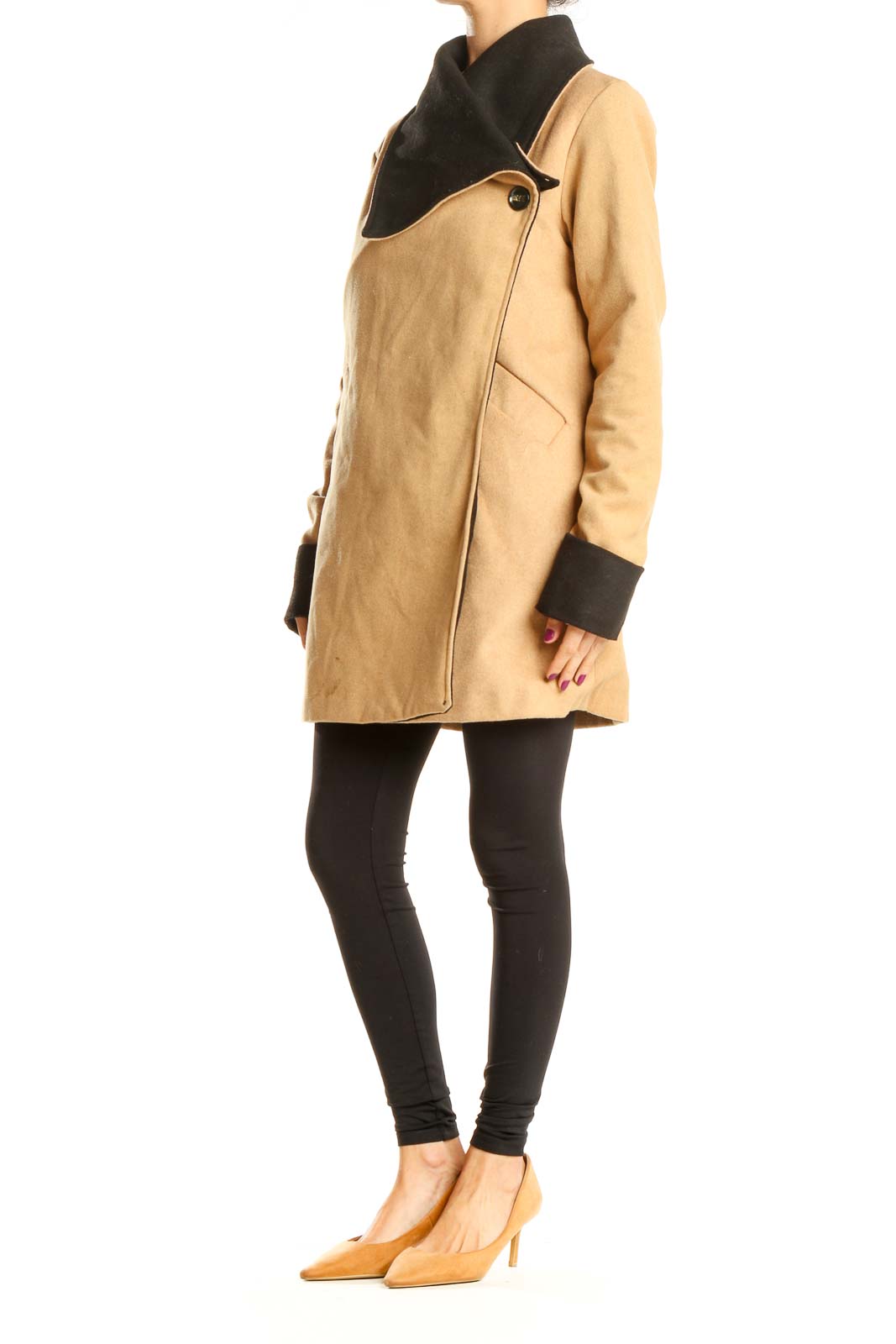 Tan Black Coat