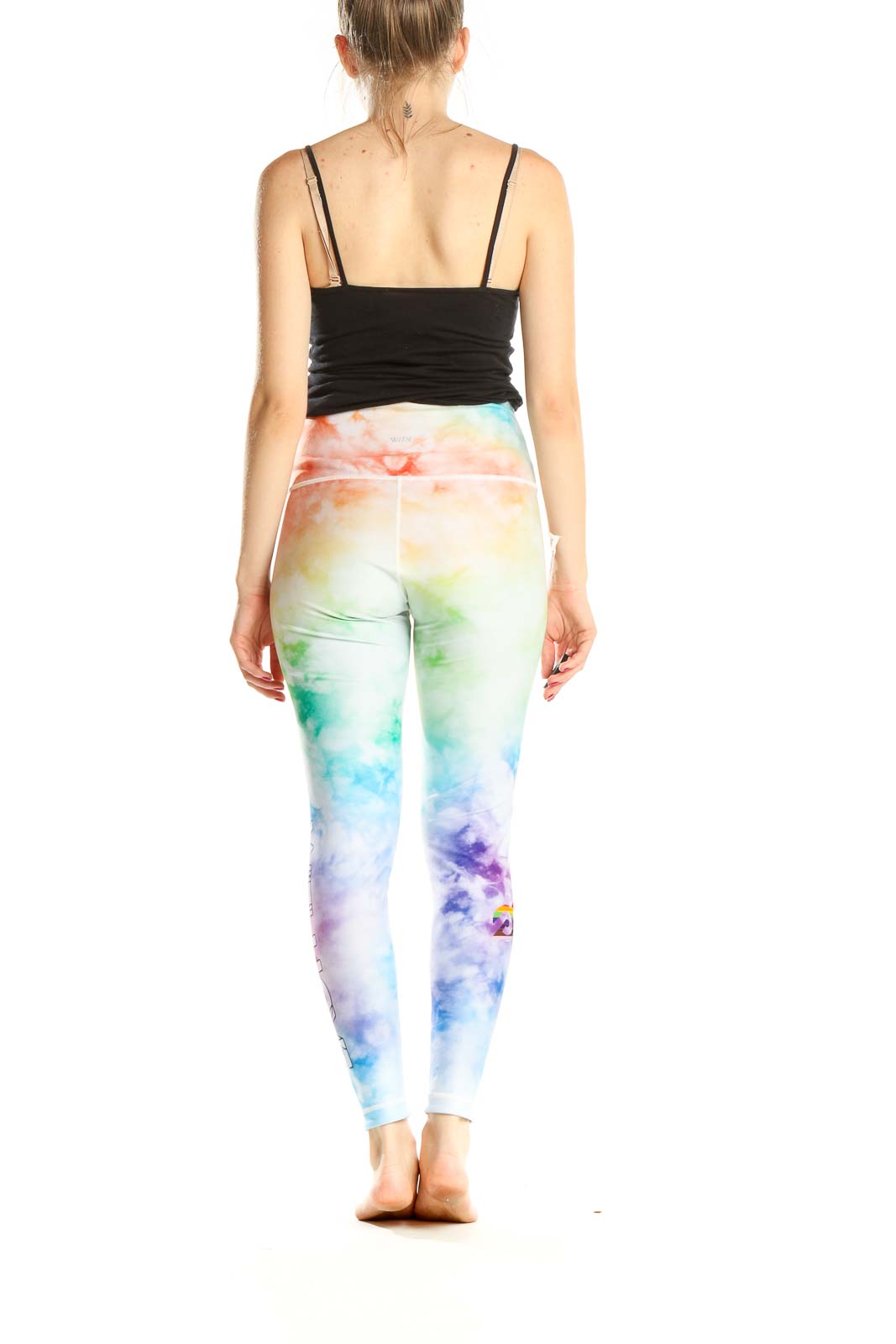 Rainbow Tie And Dye Activewear Leggings