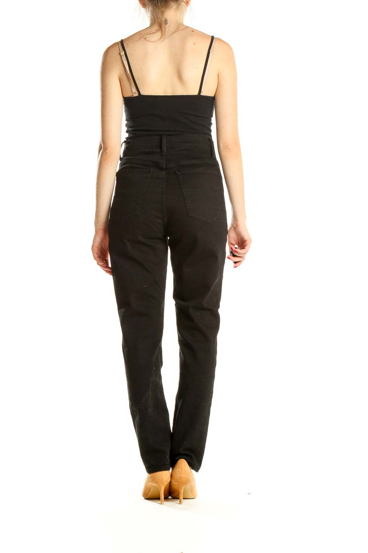 Black High Waisted Mom Jeans