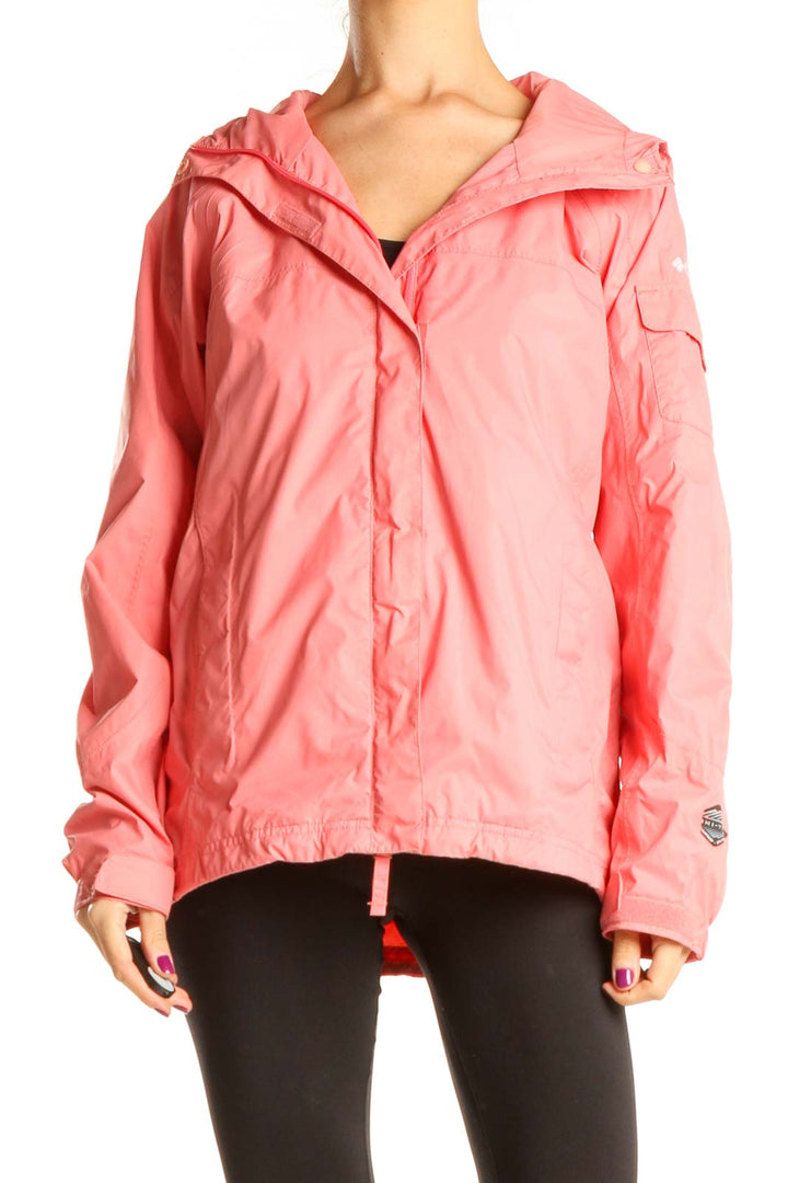 Pink Windbreaker Jacket