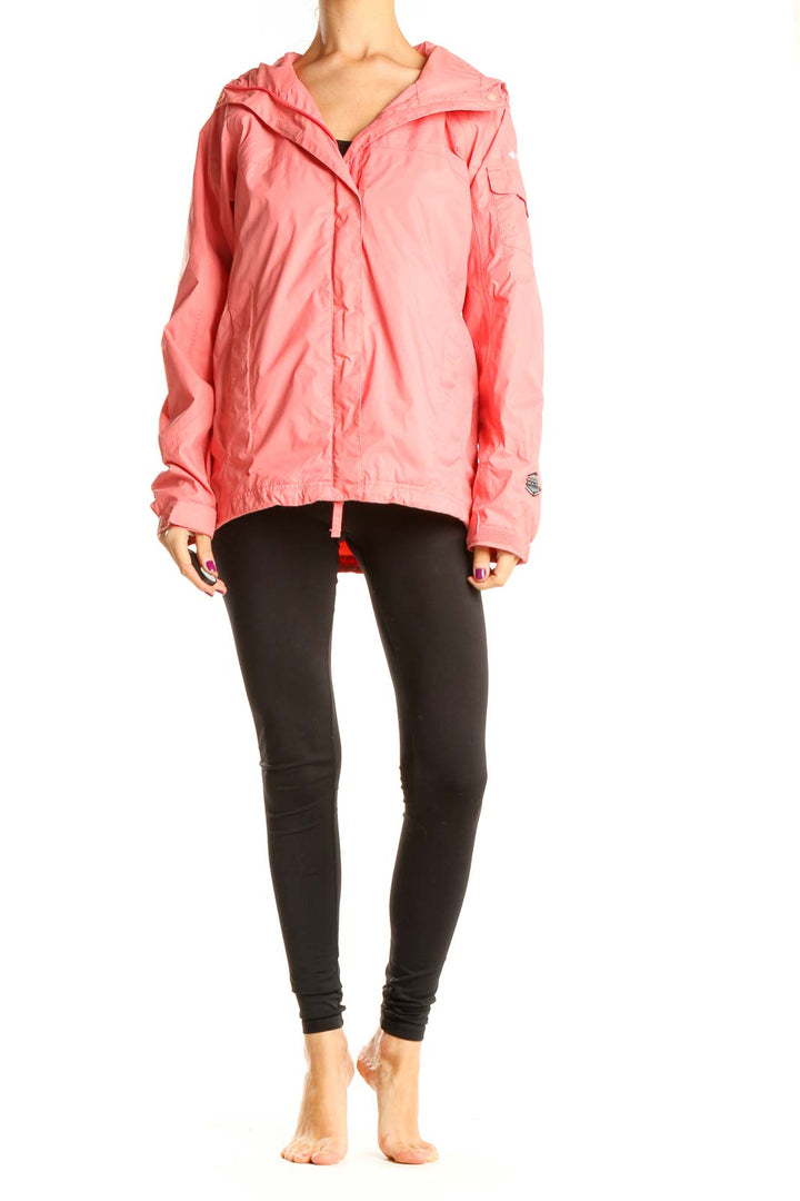 Pink Windbreaker Jacket