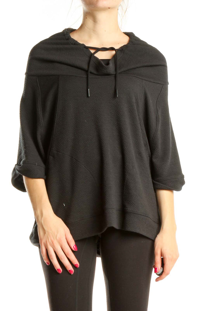 Black Slouchy All Day Wear Sweater