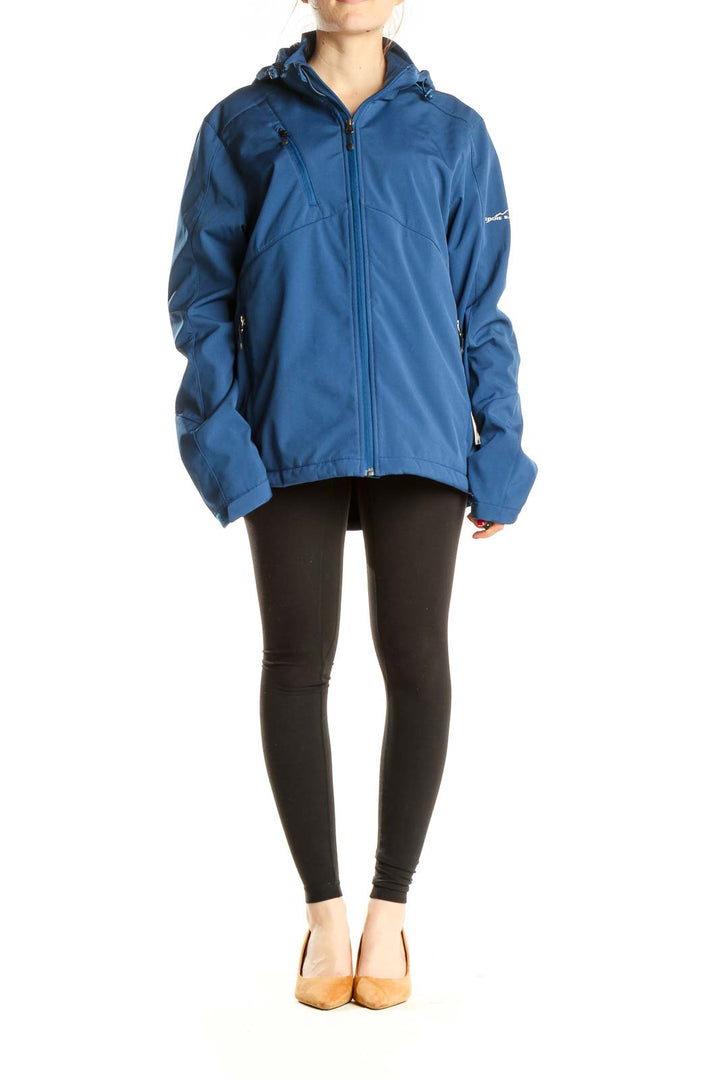 Blue Rain Jacket