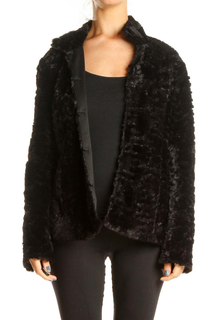 Black Fuzzy Jacket