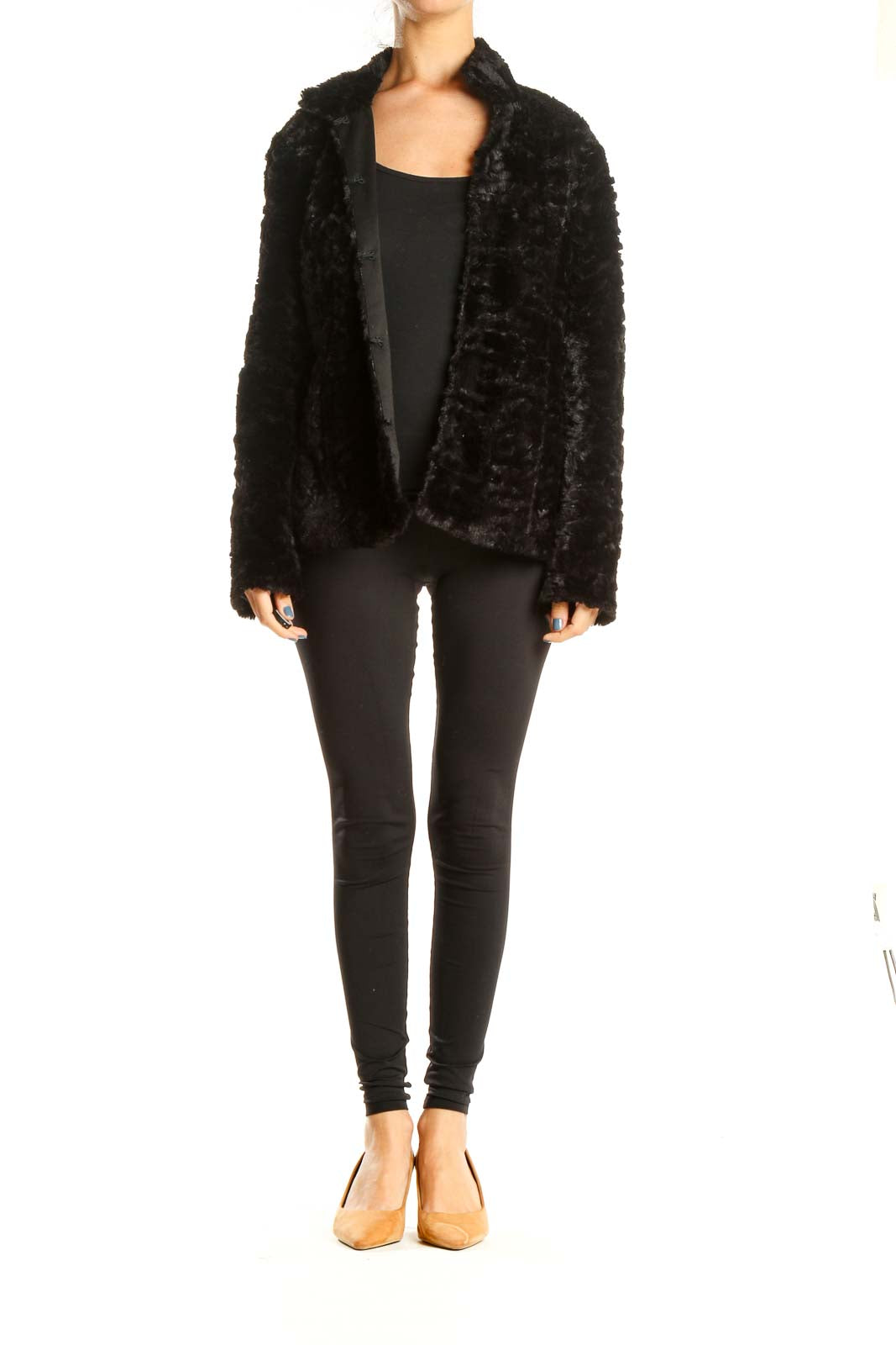 Black Fuzzy Jacket