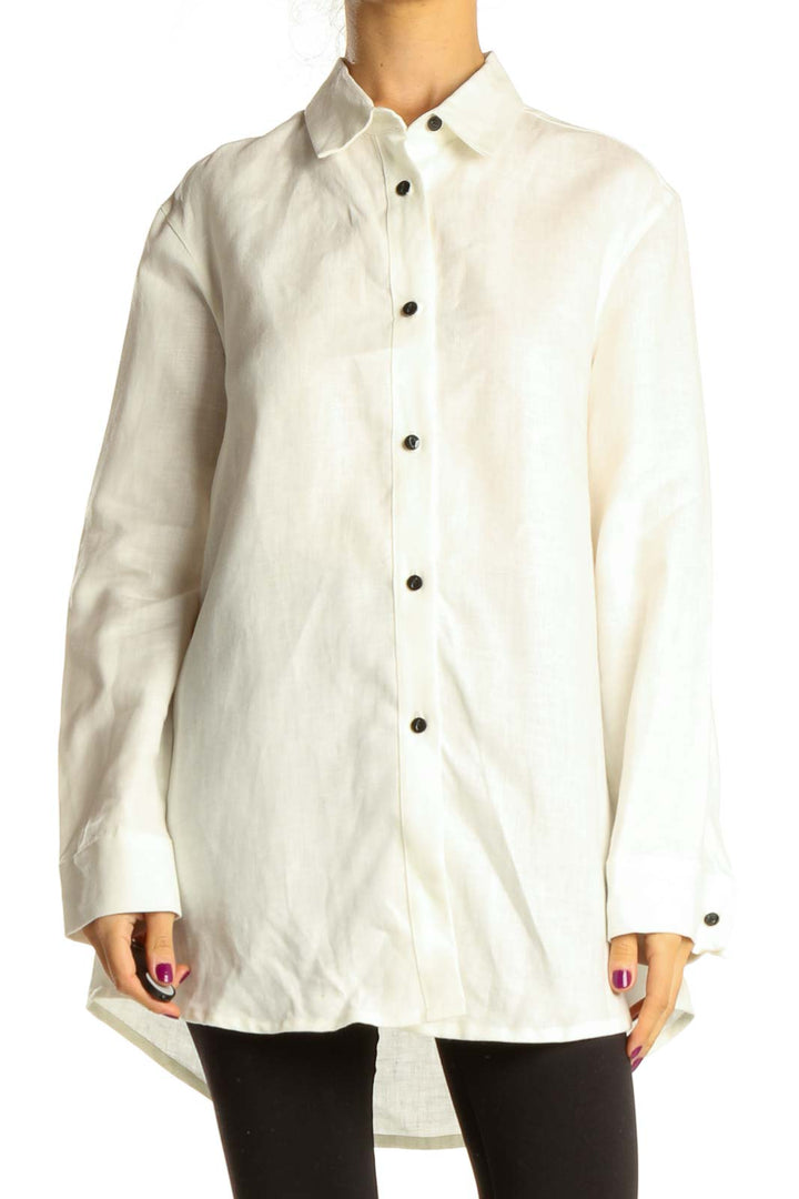 White Formal Top