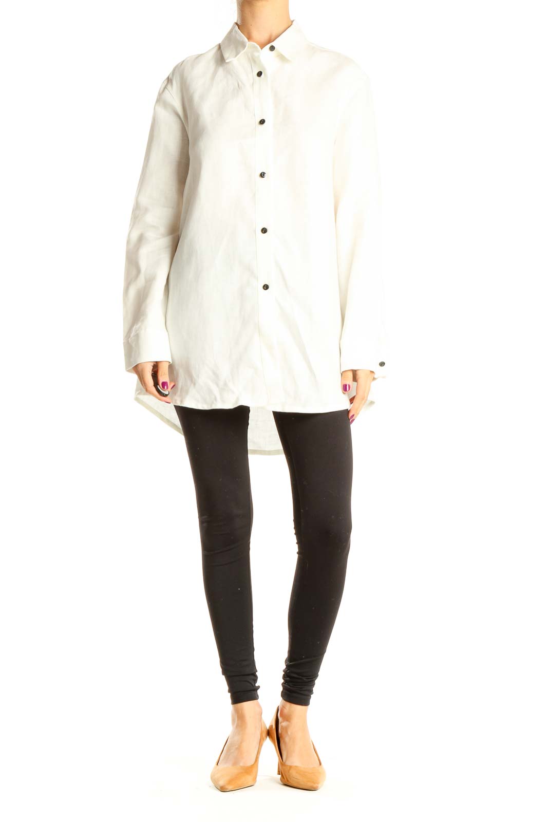 White Formal Top
