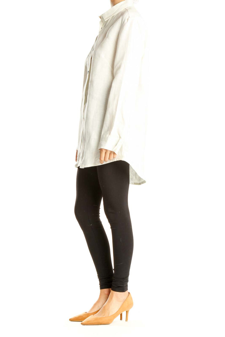 White Formal Top