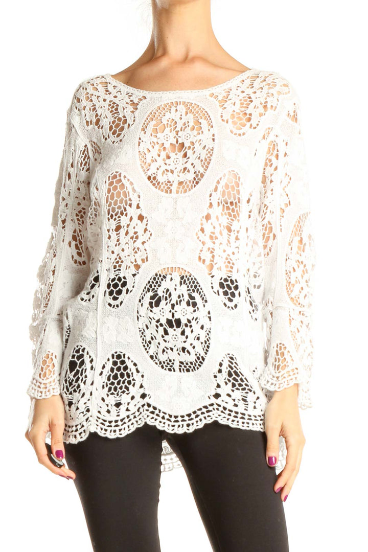 White Lace Classic Top