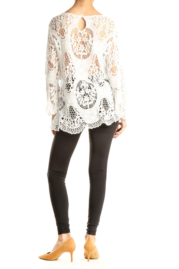 White Lace Classic Top