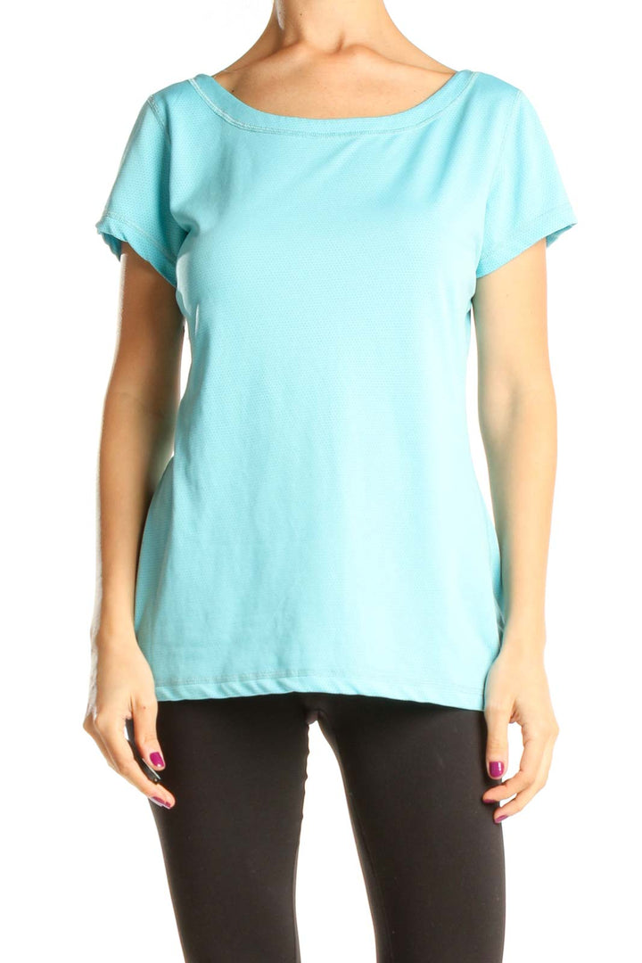 Blue Activewear Top