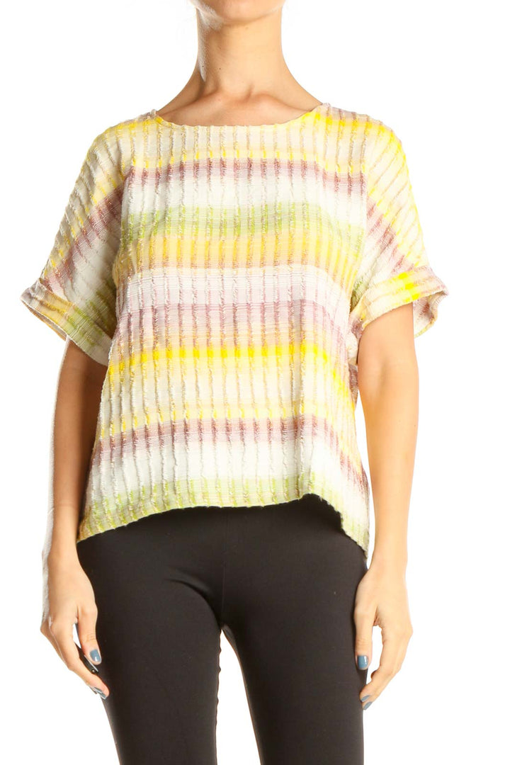 Multicolor Striped Casual Blouse