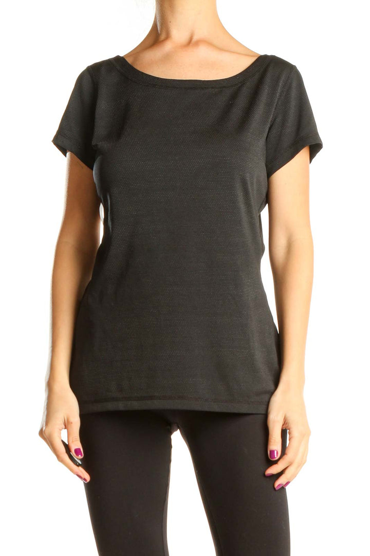 Black Casual T-Shirt